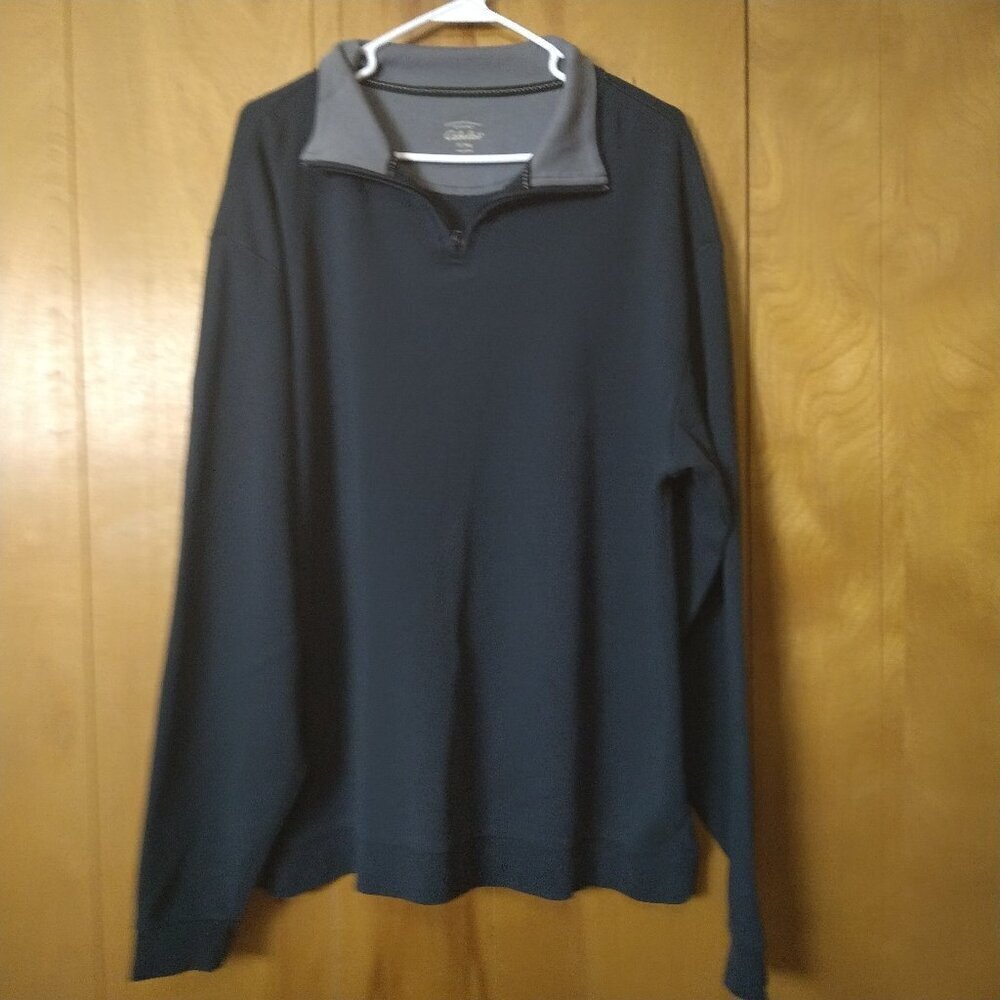 Cabela's 1/4 Zip Pullover Sweater Size XL Casual Classic Outdoor Minimalist